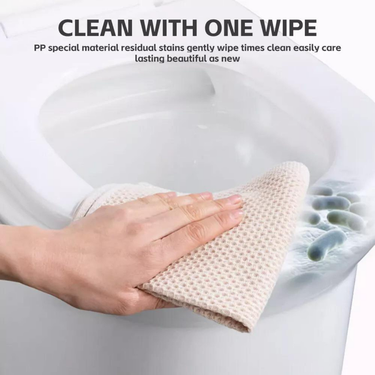 U Type Soft Close Luxury Thick Toilet Seat White Heavy Duty Quick