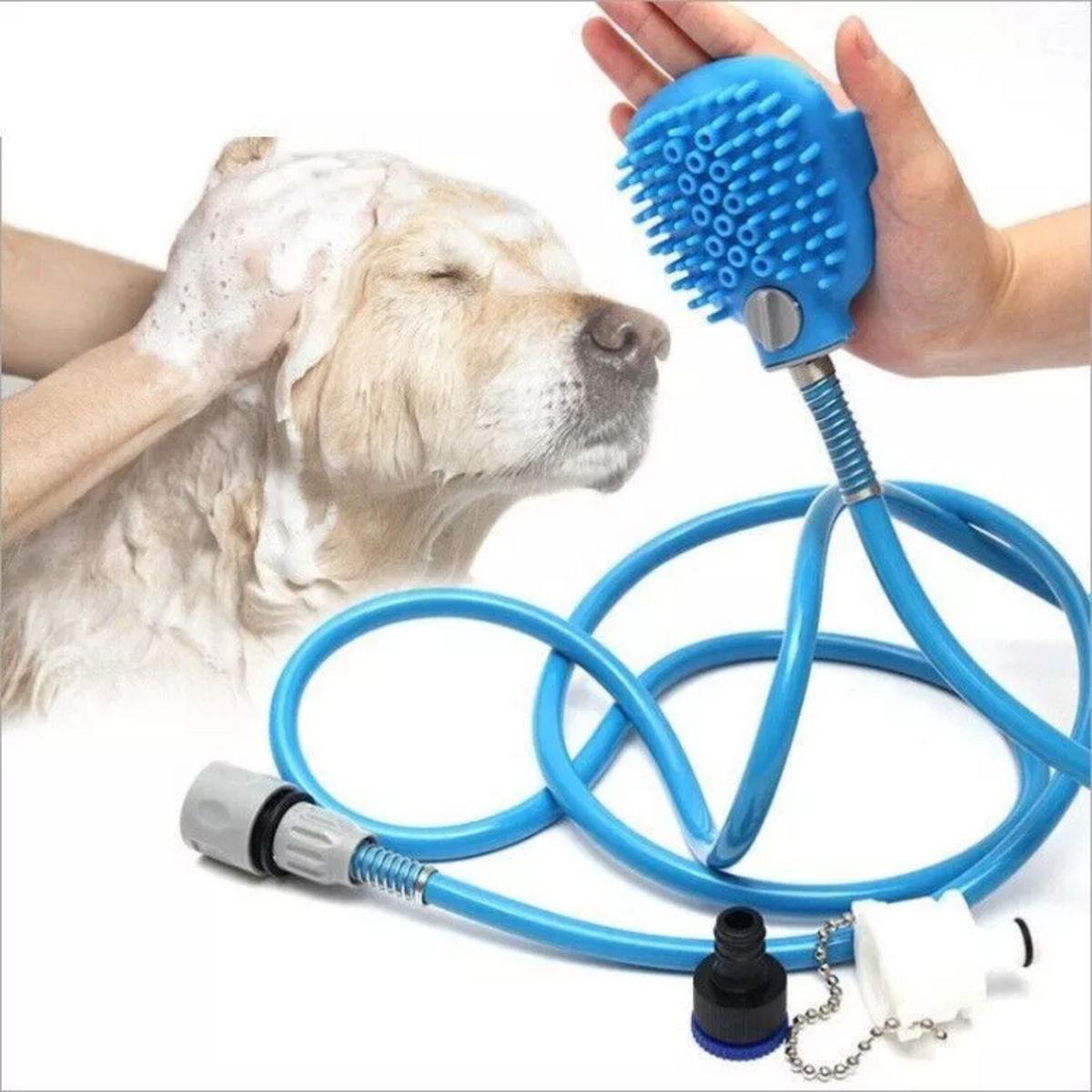 Grooming Washing Hose Pet Shower Attachment Dog Bathing Brush Hand