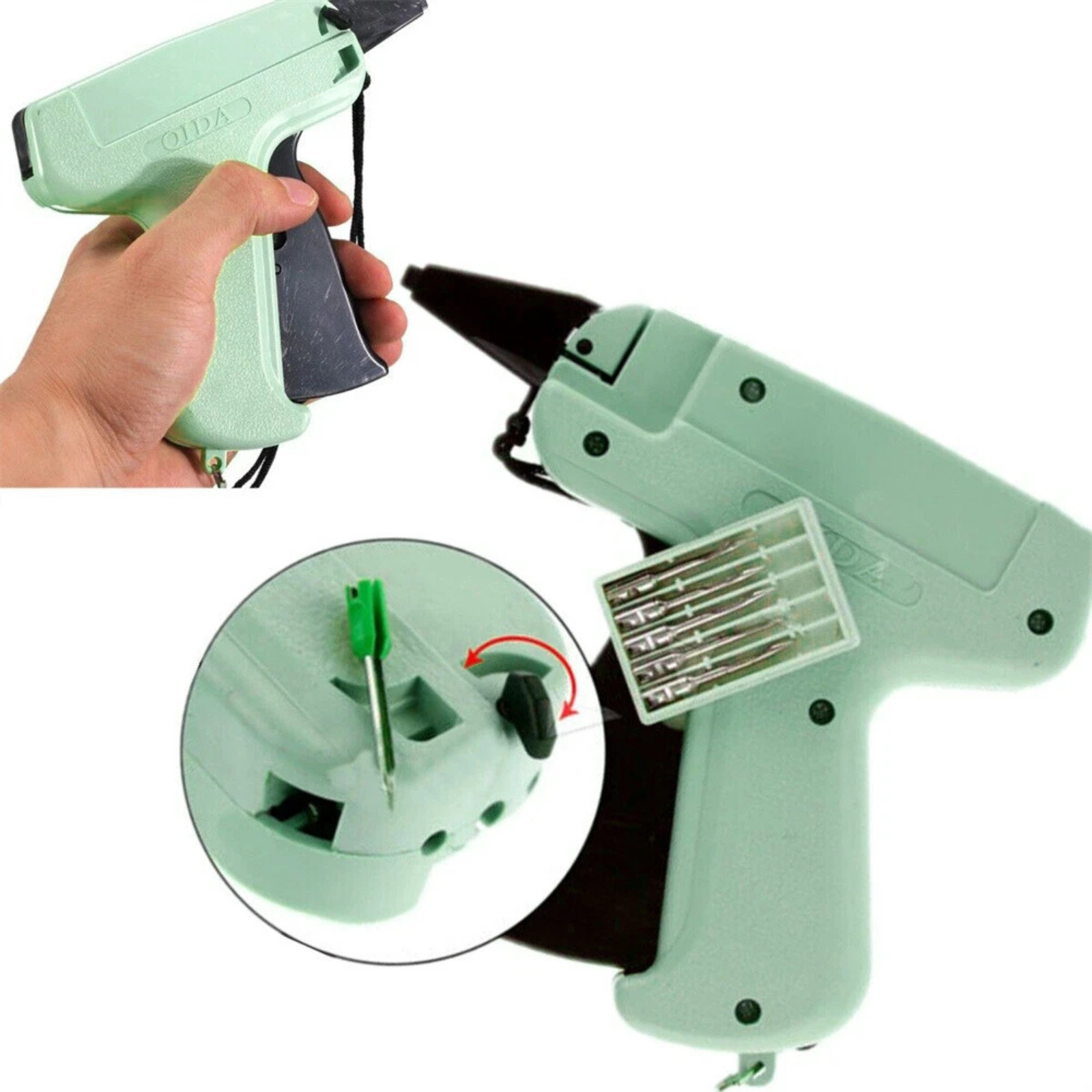Clothes Garment Price Label Tagging Gun Includes Barbs & Needles