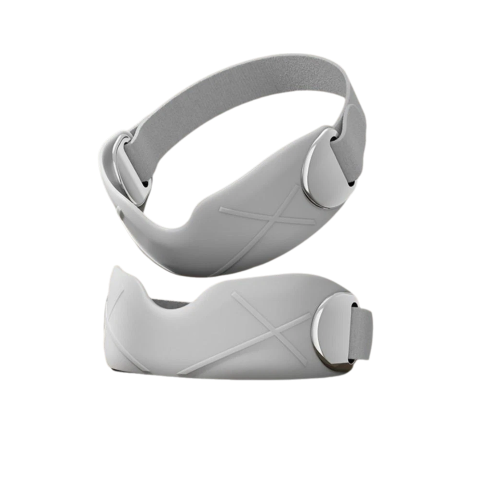 Patella Silicone Knee Strap Sports Support Brace Pain Relief Grey