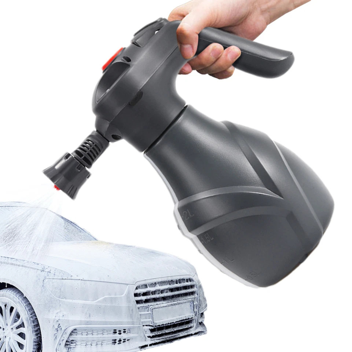 Electric Foam Sprayer Car Wash Tool Motorcycle Cleaning Snow Foam Gun