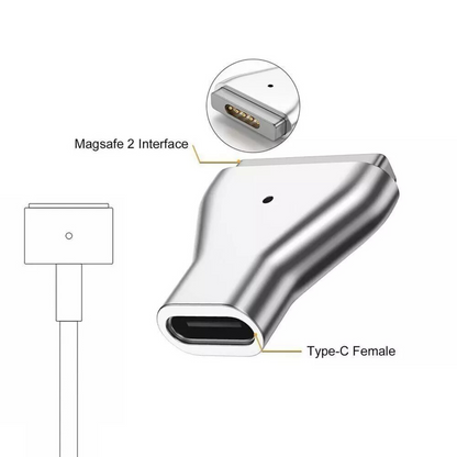 Adapter Plug Converter For MacBook Air Charging USB Pro Type C to Magsafe 2