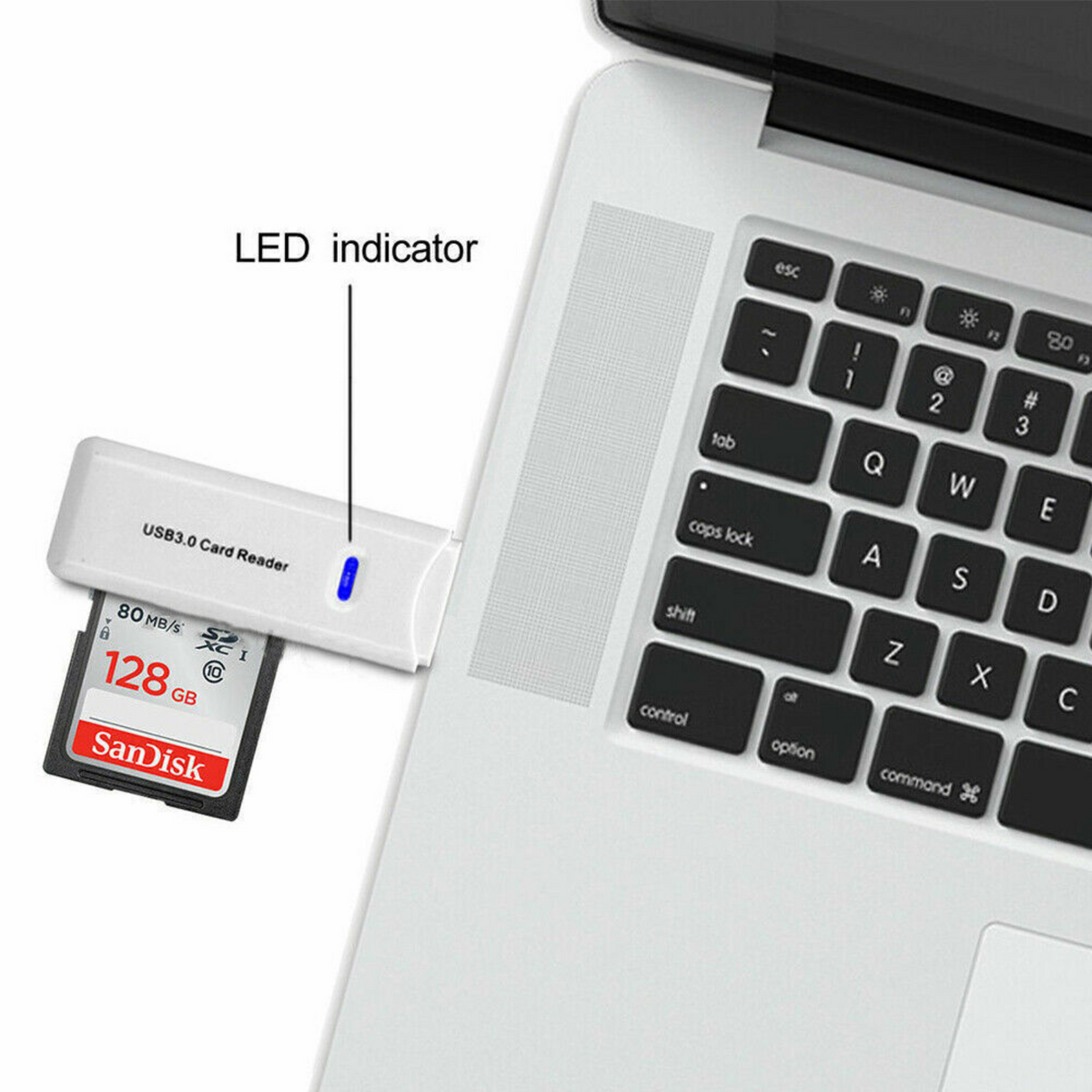 High Speed SD SDHC SDXC Micro 2 In 1 USB 3.0 Card Memory Reader Writer Adapter