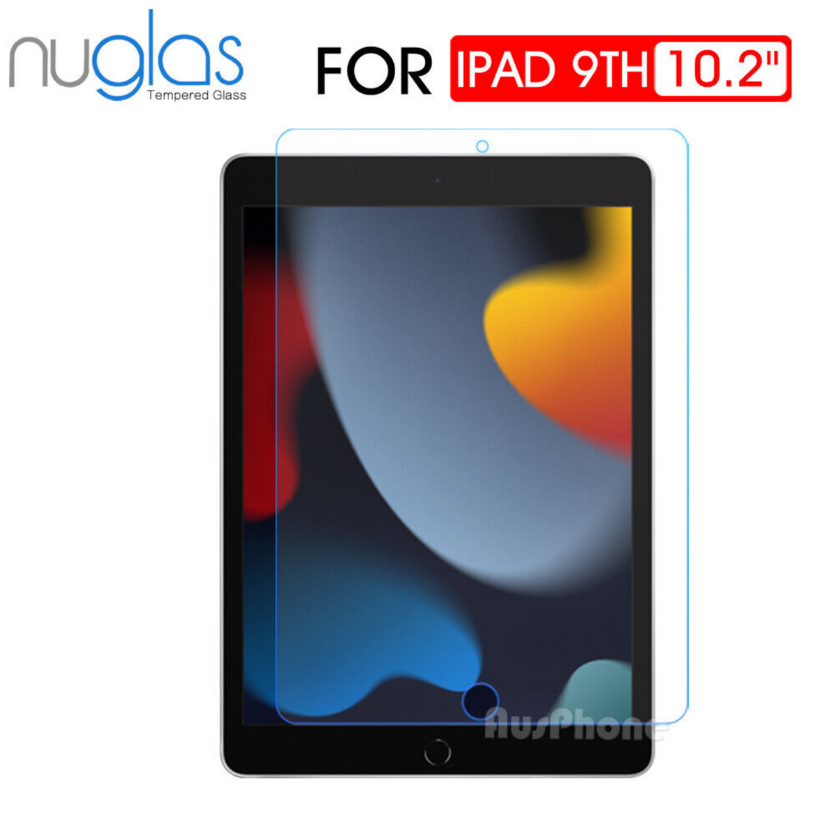 iPad 10.2" 9th 2021 Nuglas Tempered Glass Screen Protector