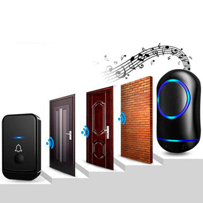 Waterproof Wireless Door Bell 1 Transmitter 1 Receiver Home