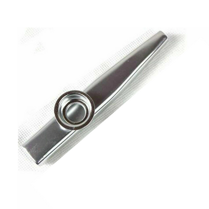 Diaphragm Mouth Flute Harmonica Party Kazoo Ukulele Guitar Partner Flute  Silver