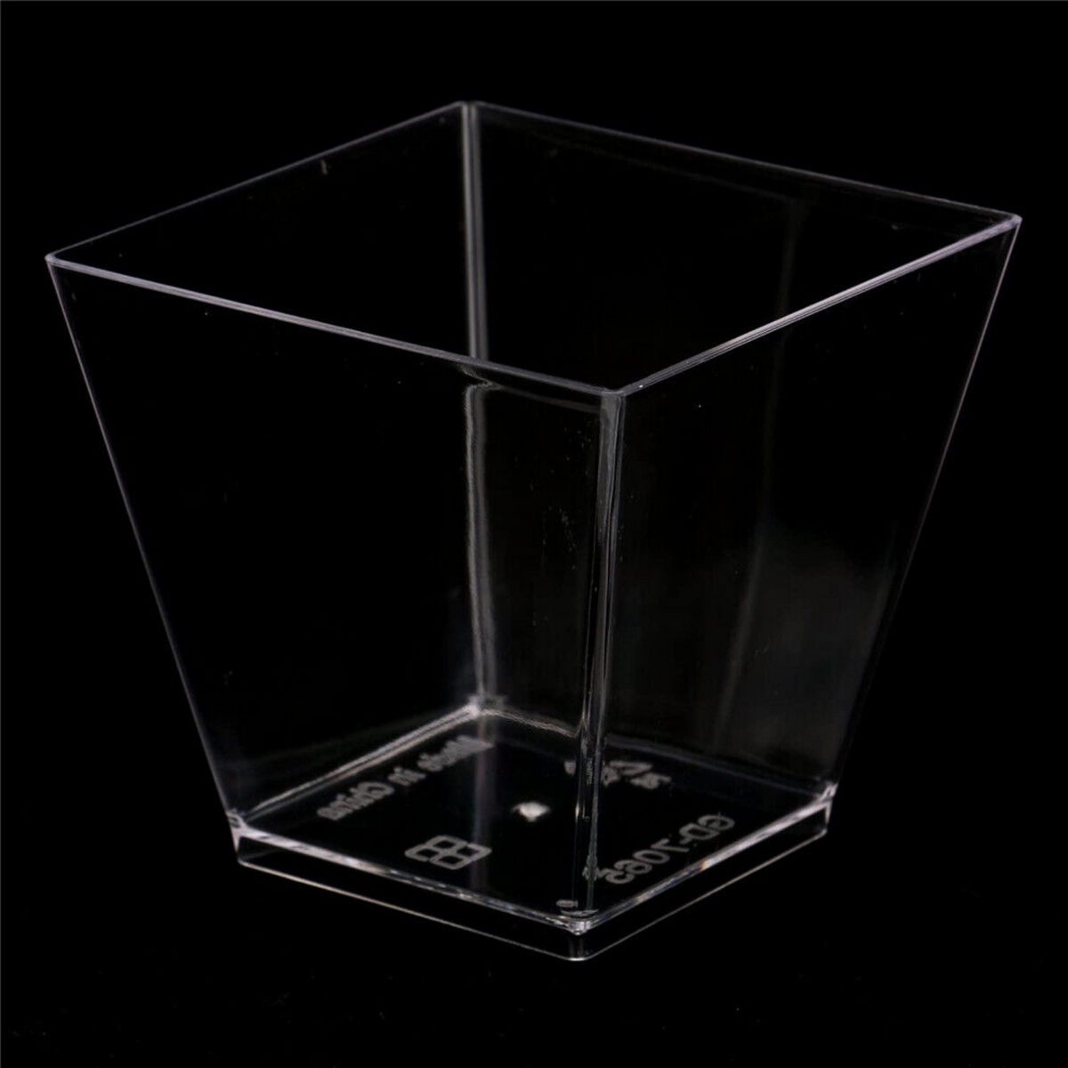 Dessert Cups Drink Wine Jelly  Clear Plastic Mousse Cake Catering Tumbler 160M