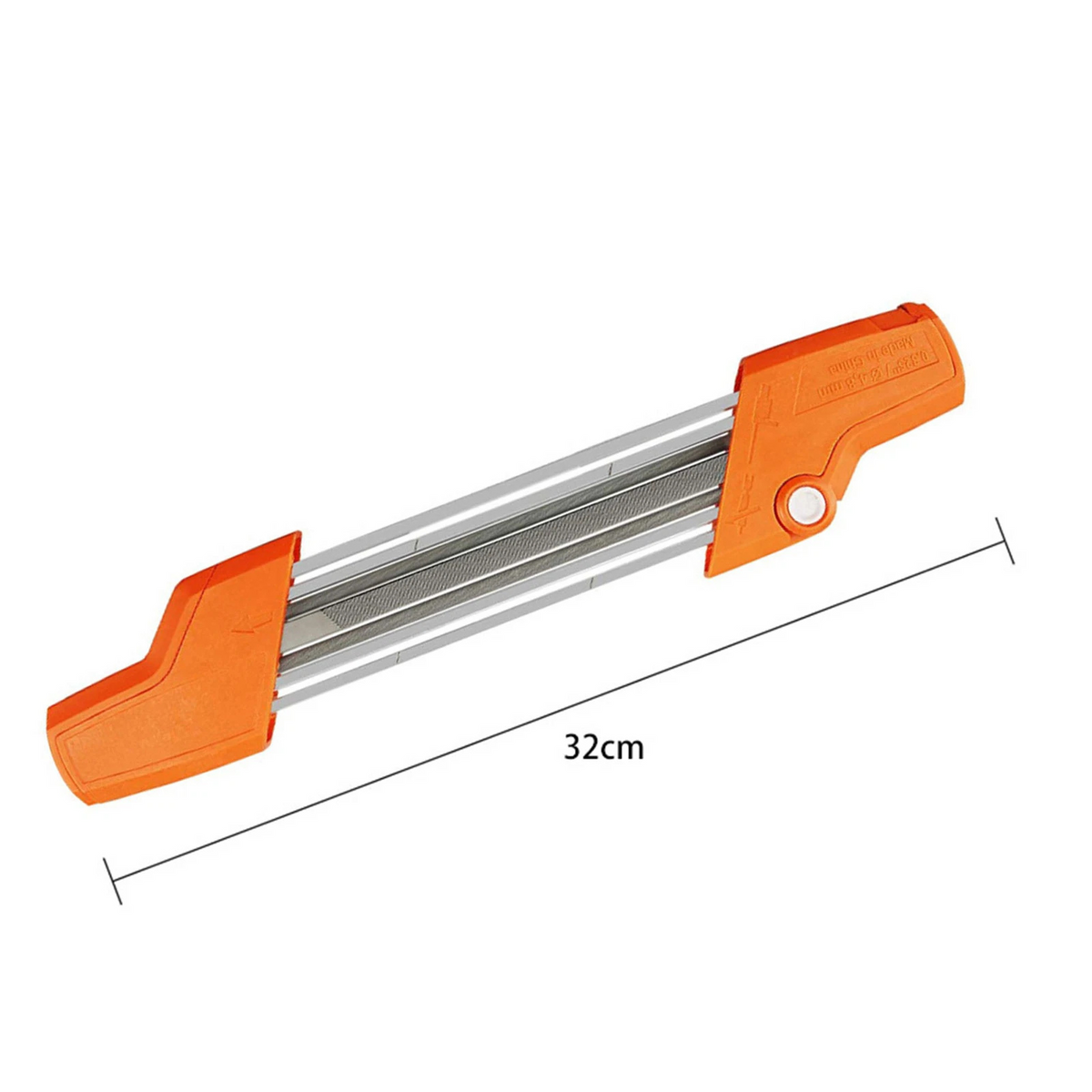 4.0mm Chainsaw File Tool with Handle Metal Sharpener Orange