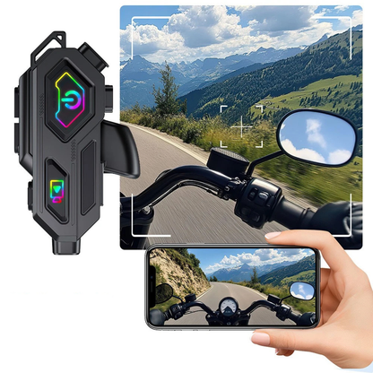 Motorbike Bluetooth Motorcycle 1080P HD Camera Recorder Riding Camera