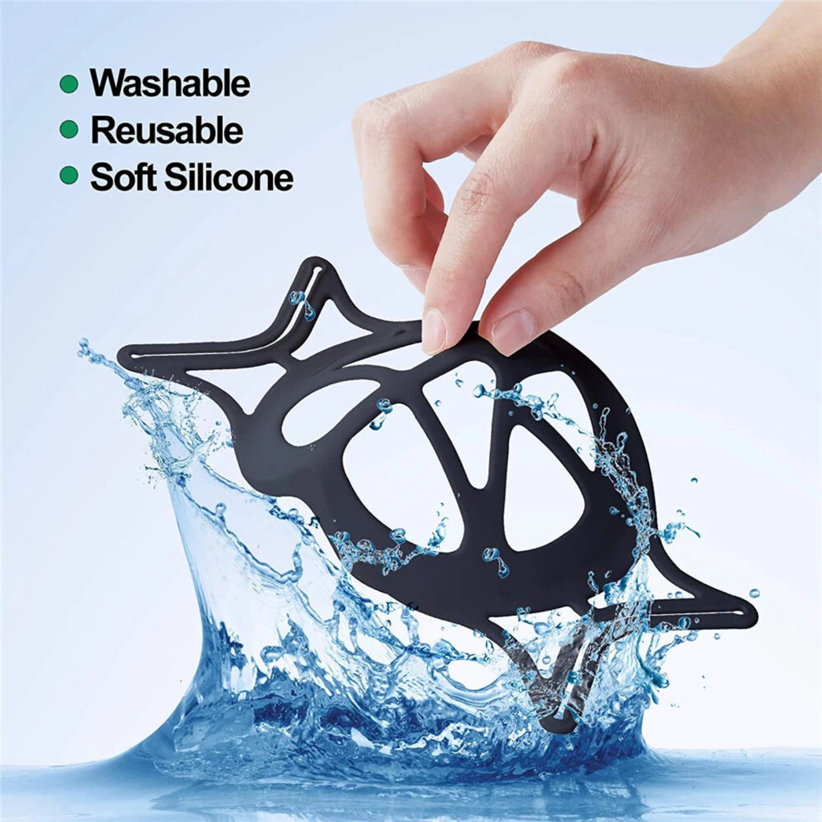 Silicone Face Mask 3D Inner Support Frame Breathable Bracket Holder 5 Pack