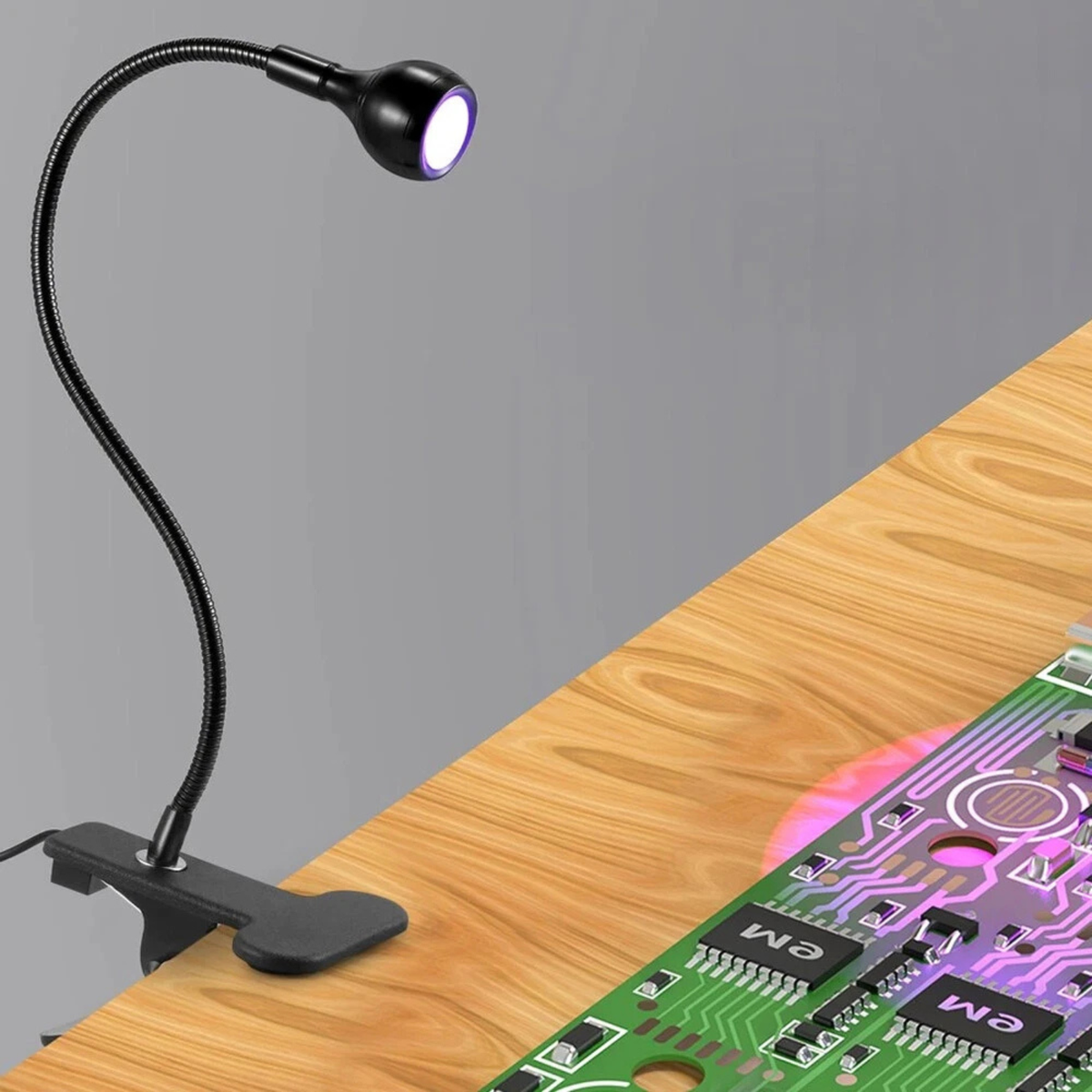 UV LED Nail Curing Light Gooseneck Clamp Professional Lamp
