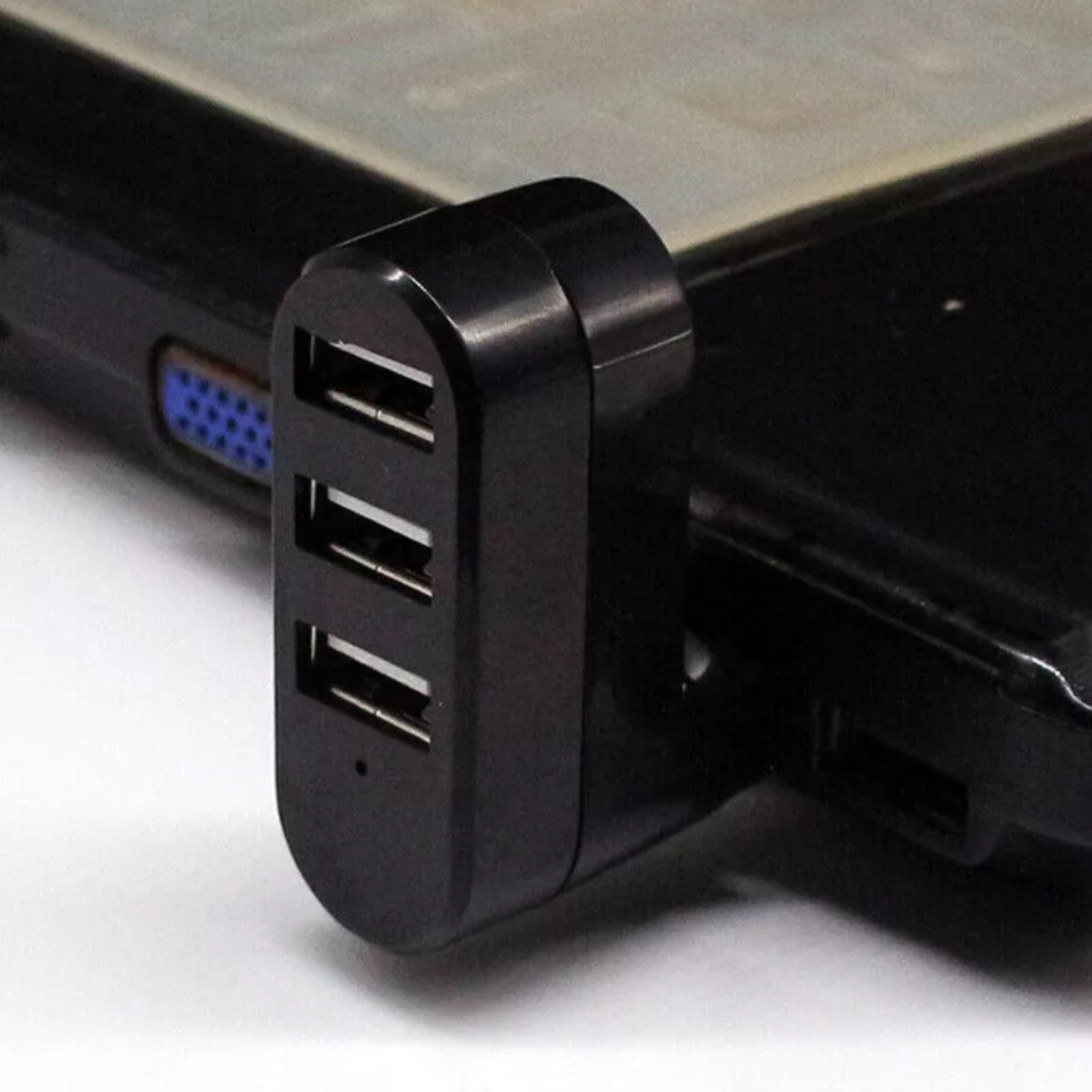 Super Speed Data Hub Distribution Splitter Adapter Laptop PC 3 Port USB HUB 1x