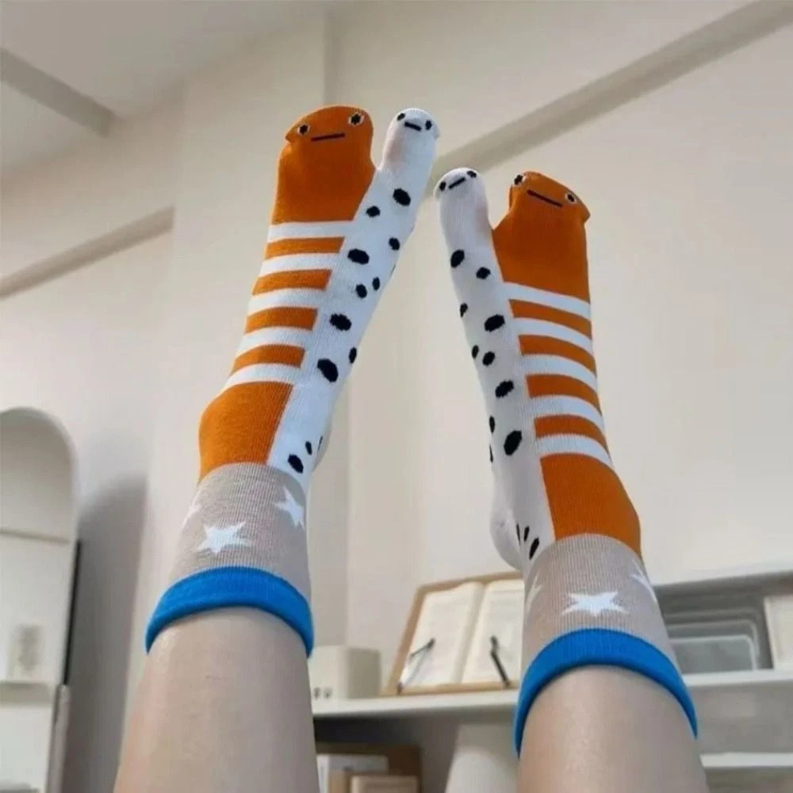 Soft Short Funny Socks Breathable Casual Ankle Socks Cotton Blend 3