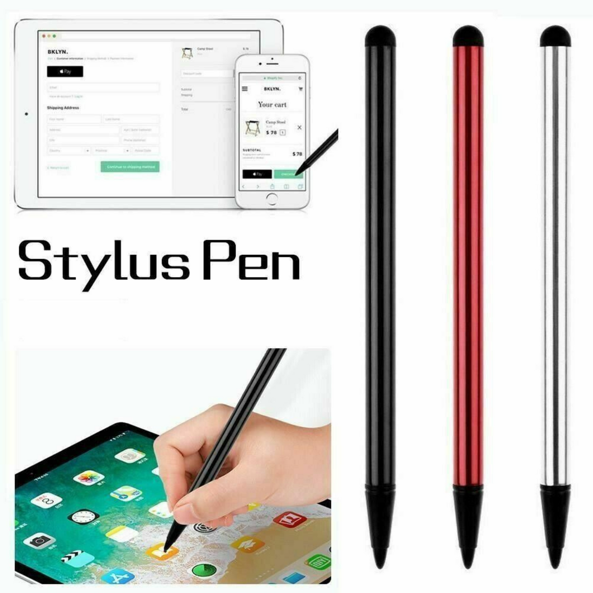 iPad iPhone Samsung Tab Universal Touch Screen Stylus Pen Garmin Tomtom GPS