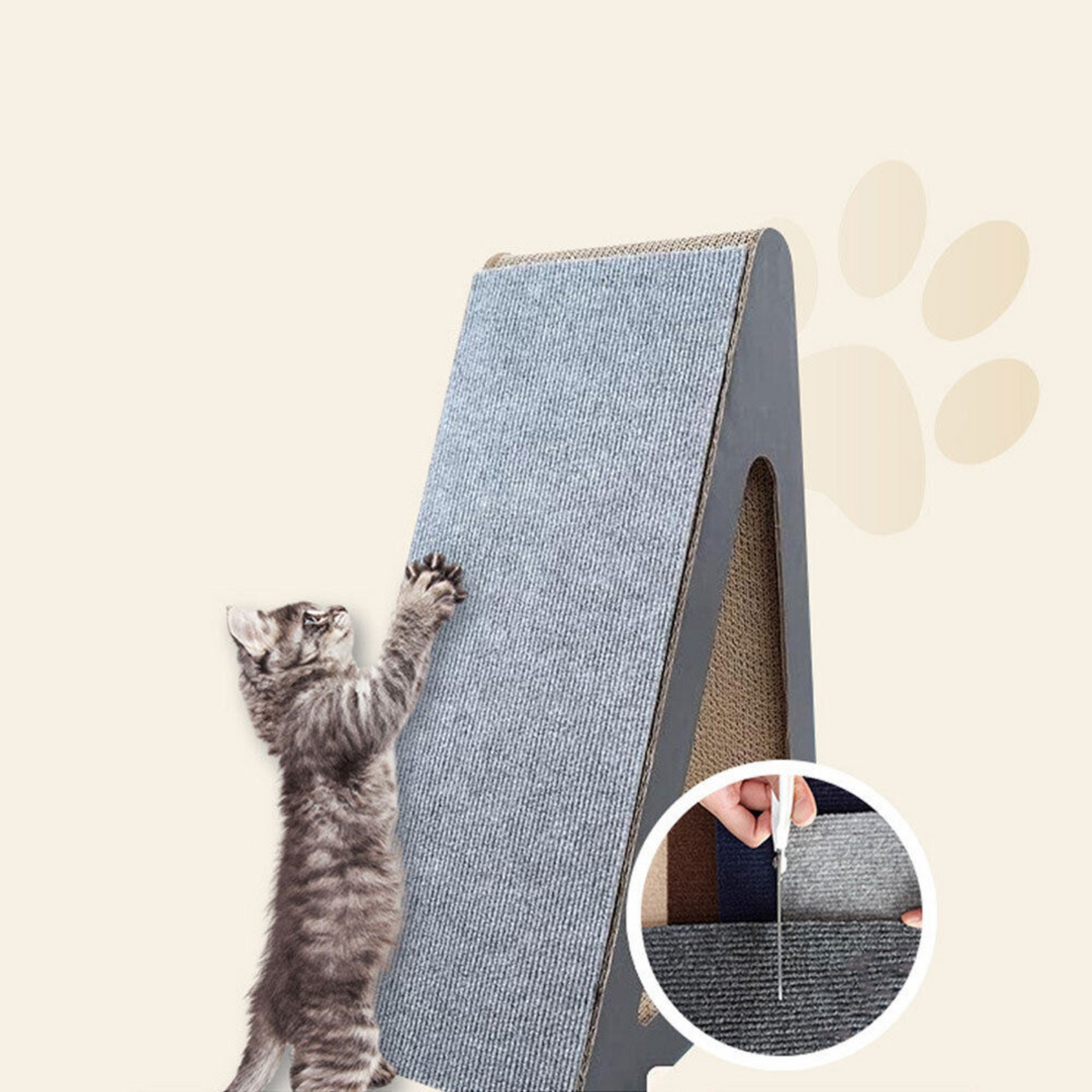 Cat Scratcher Scratching Pad Self-Adhesive Sofa Protector