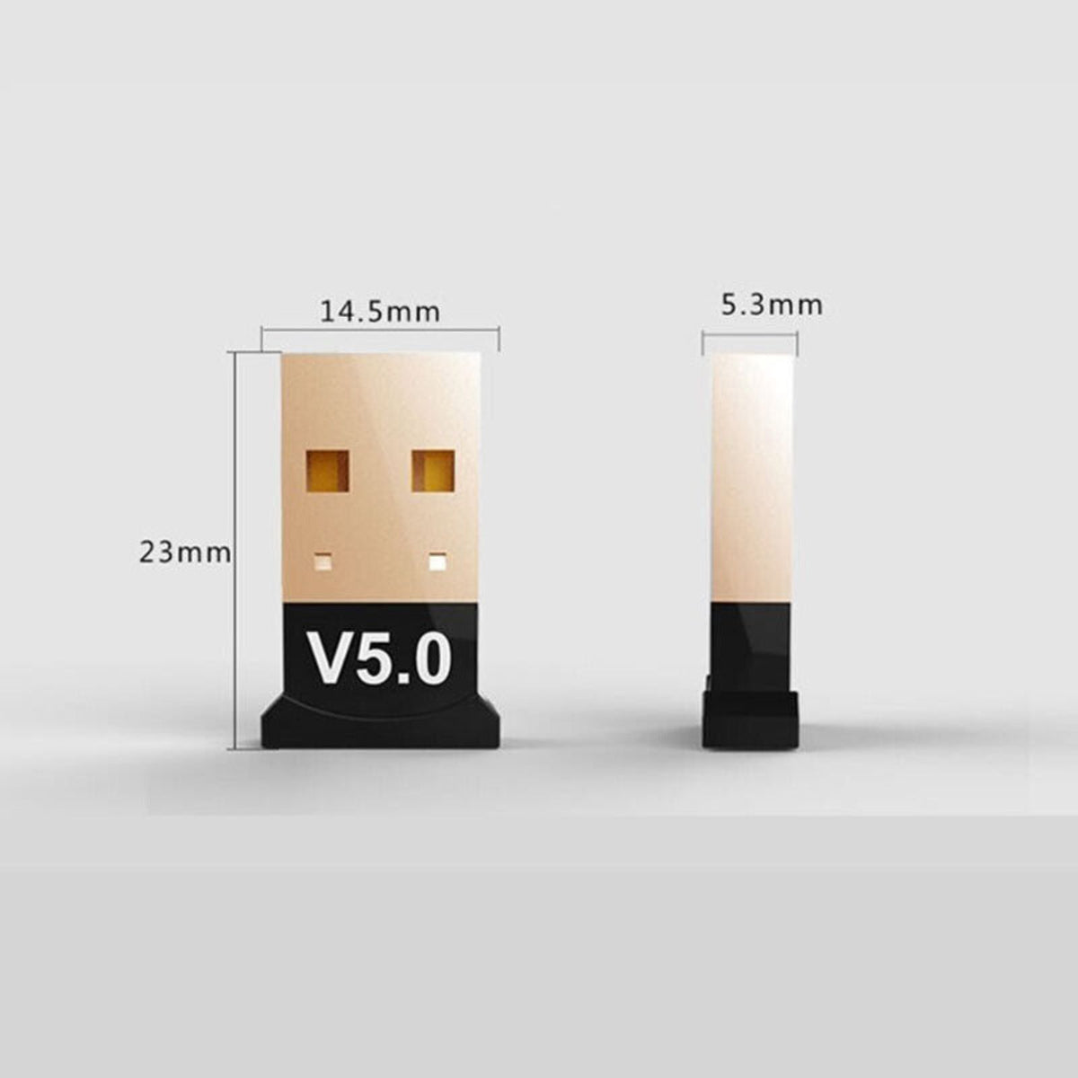 USB Dongle Mini Wireless Adaptor V5.0 Bluetooth For Computer Pc Desktop