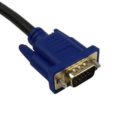1.8m 1080P Male Cable Adapter Lead HDMI to VGA 15Pin HDTV HD LCD Gold Plated