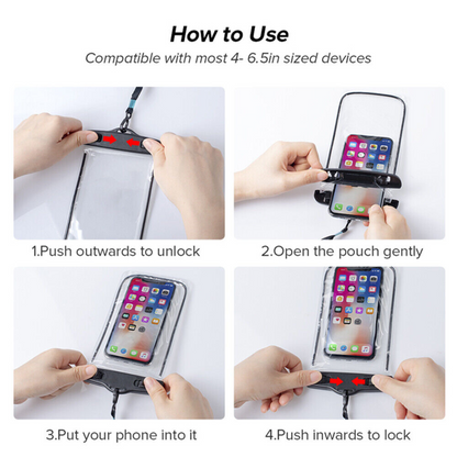 Waterproof Seal Case Floating Phone Pouch for Mobile Phone Dry Bag Underwater
