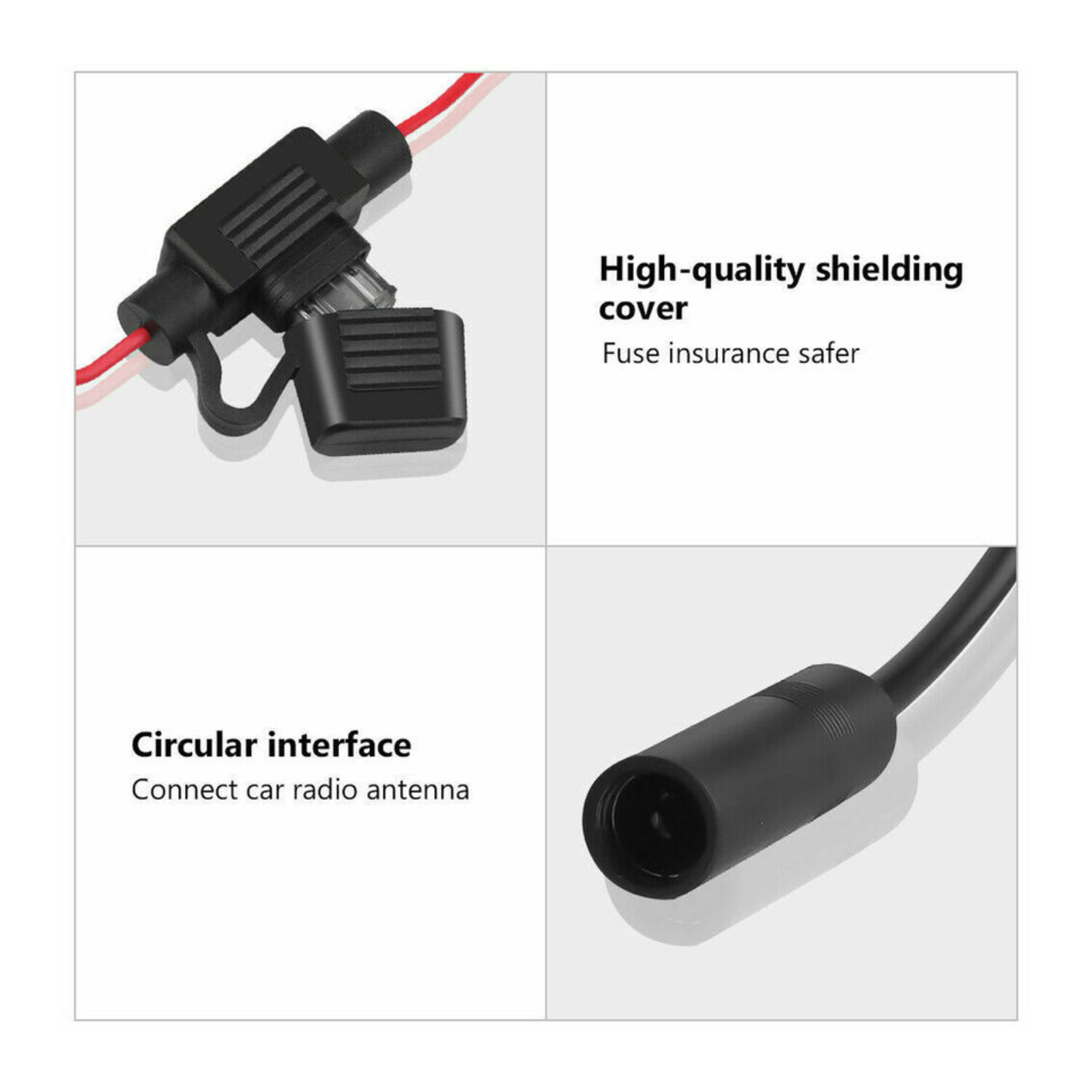 Strengthen Booster Radio Car Antenna  Amplifier AM FM aerial splitter