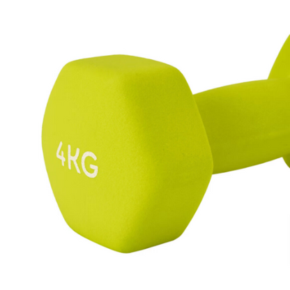 4KG Weightlifting Dumbbell Yoga Fitness Anko Anti Slip Dumbbells Exercise Home