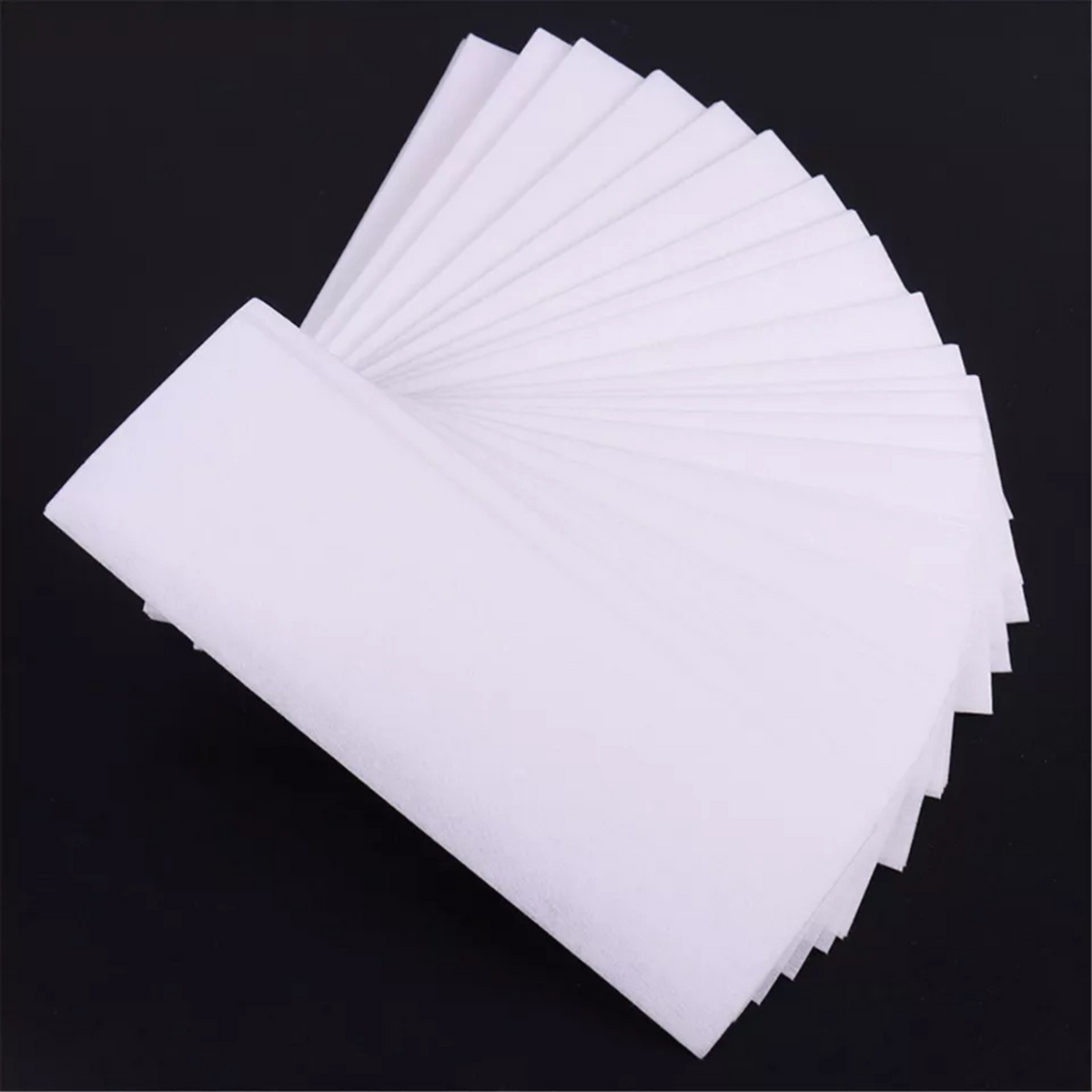 Waxing Papers Cut Disposable 70gsm Wax Pre-Cut Strips Pack Non Woven 100x