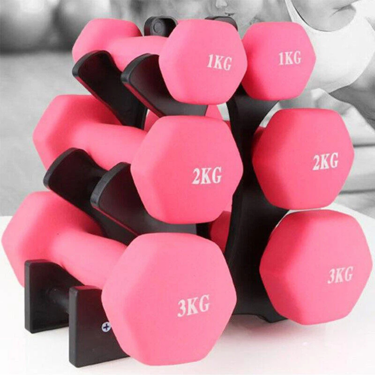 Hand Weight Rack Gym Storage Organiser Dumbbell Holder Stand
