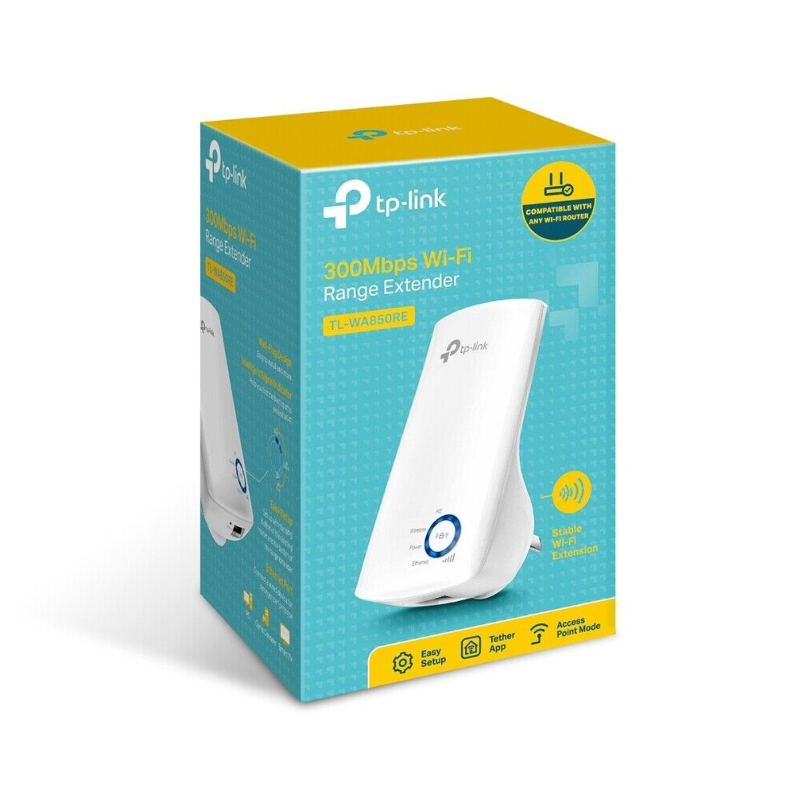 Wireless Range Extender 2.4Ghz WPS WIFI Booster TP-Link TL-WA850RE 300Mbps