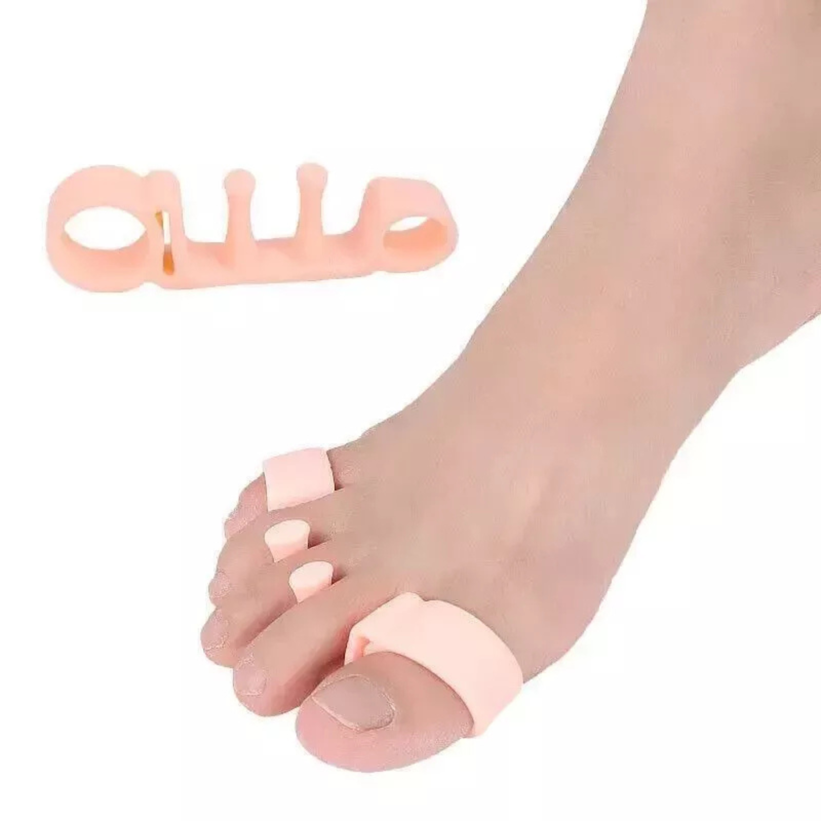 1 Pair Gel Elastic Spacers Separators Silicone Bunion
