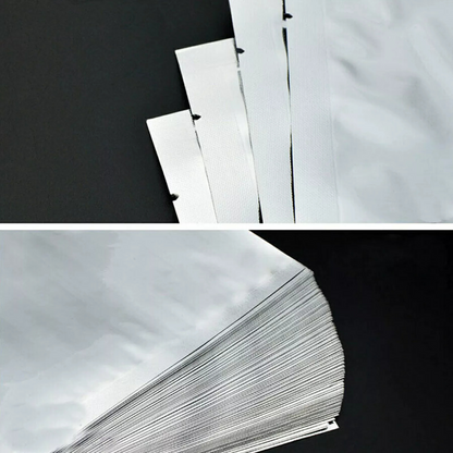 Heat Seal Food Aluminum Storage Bags Mylar Food Vacuum Foil 8x12cm 100x
