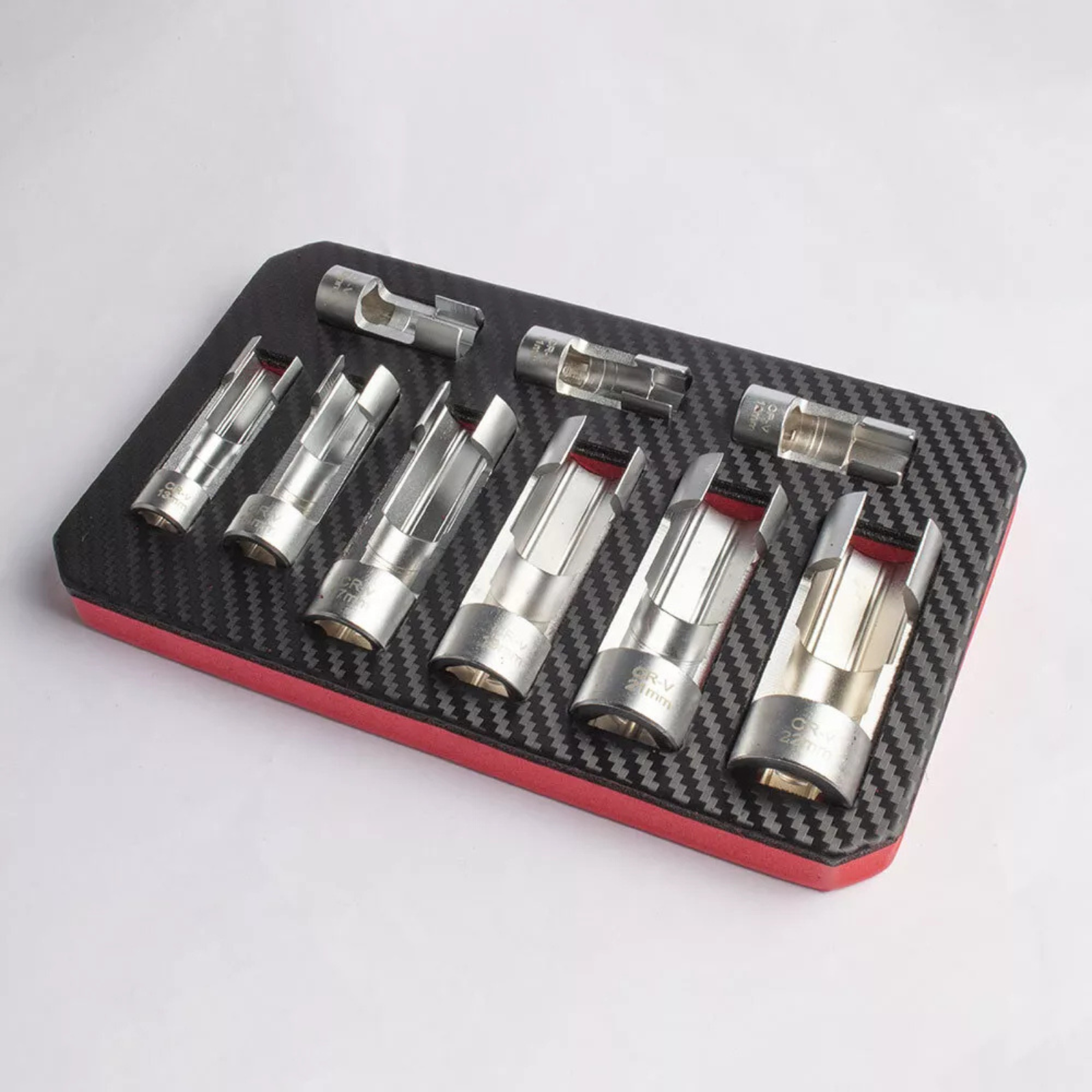 Diesel Injector Line Socket Wrench Flare Nut Socket Set, 9PCS Slotted Set