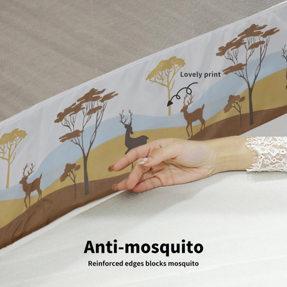 King Brown Insect Camping Protect Foldable Canopy Dome Mosquito Bed Nets