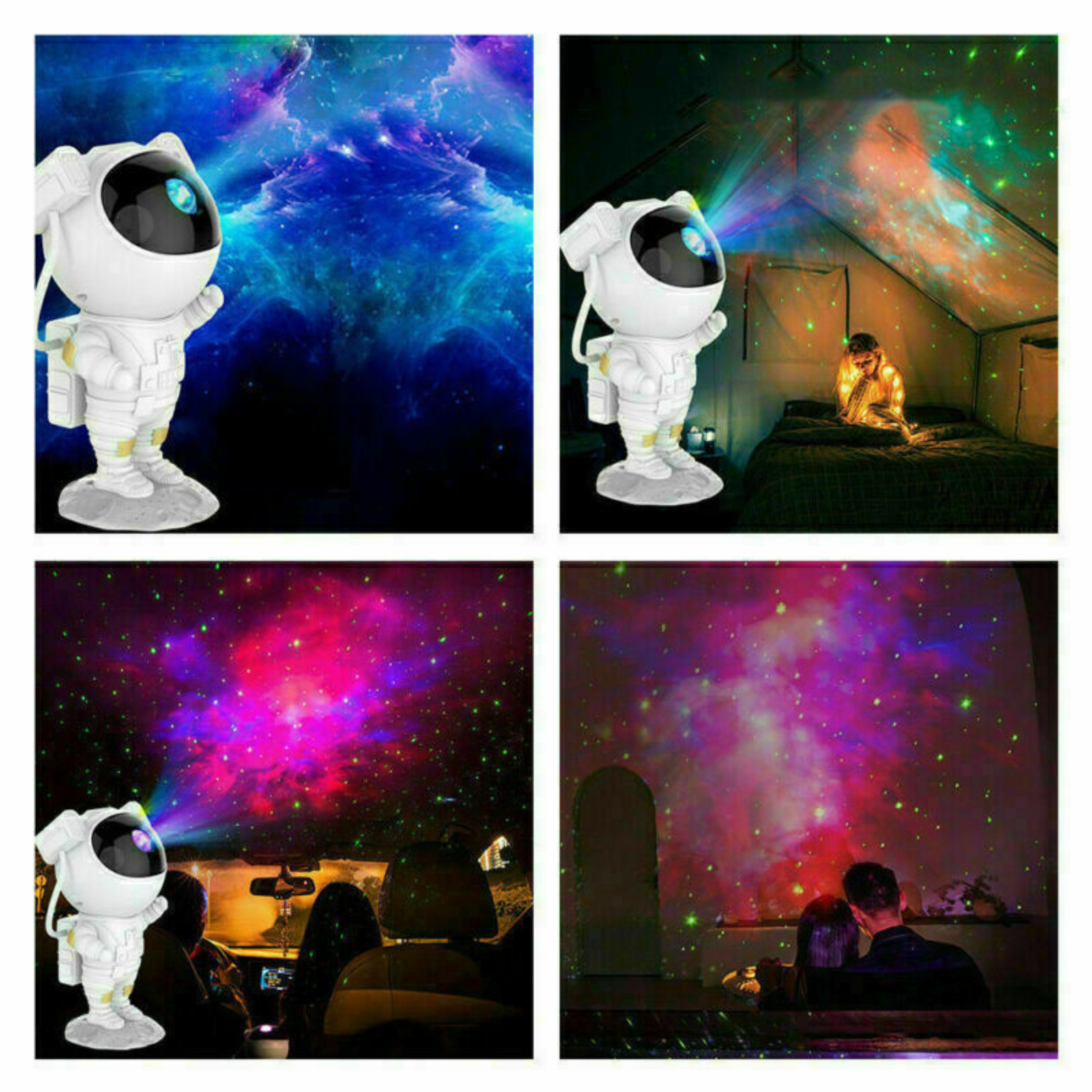 Night Light Astronaut Starry Sky Porjector Star Galaxy Projector Nebula LED