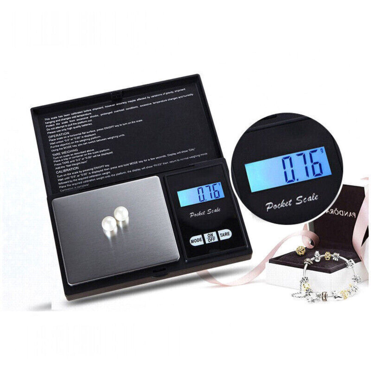 Mini Pocket 0.1 to 1000 Gram Digital Gold Jewelry Electronic Weighing Scales