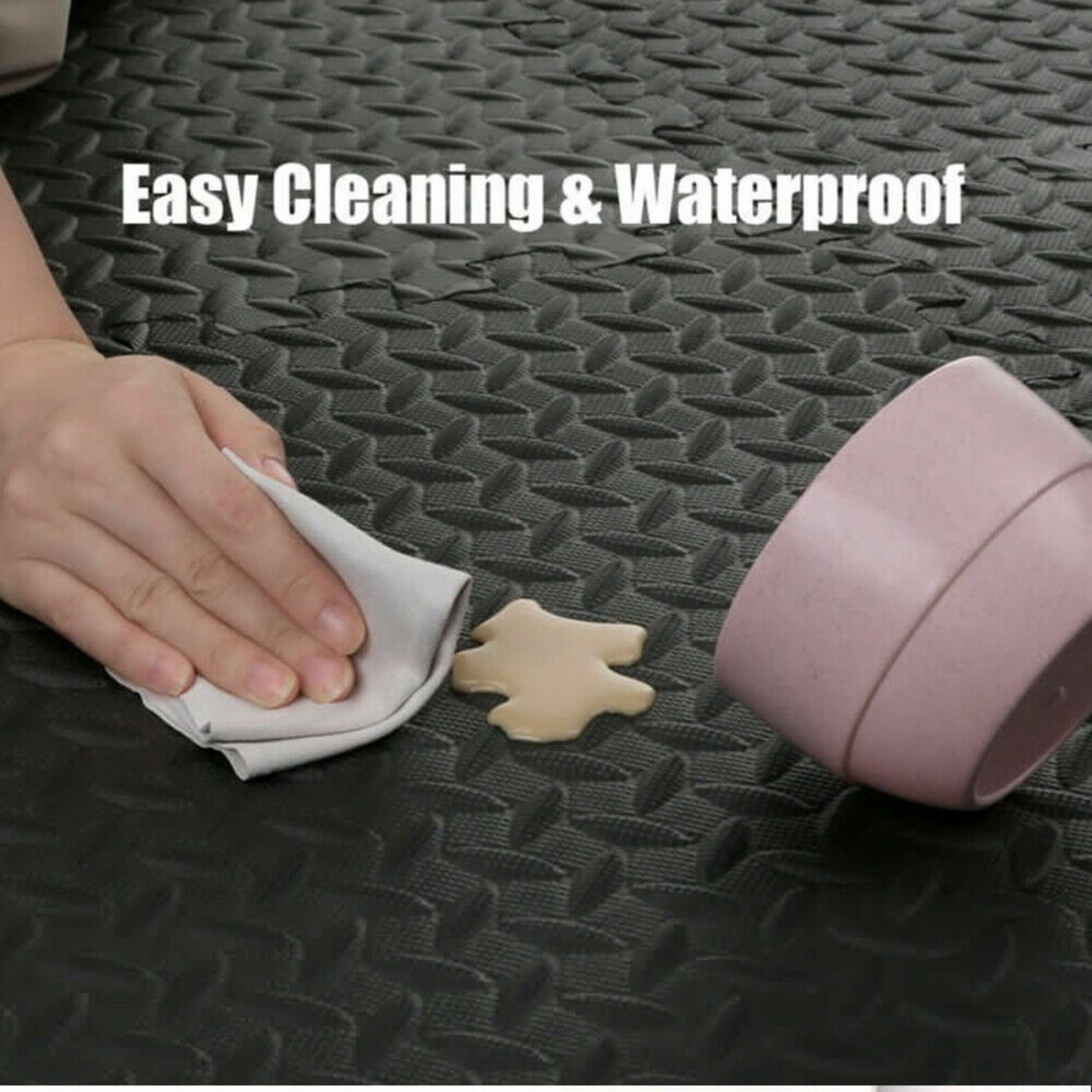 EVA Foam Gym Flooring Mat  Interlocking Heavy Duty Floor Mats Tiles 60x60cm