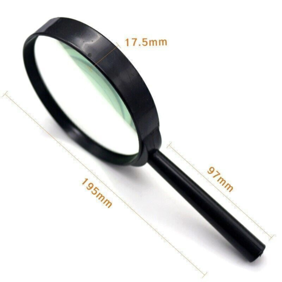 Handheld Magnifier Optical Clarity Loupe Reading 10cm Large Magnifying Glass