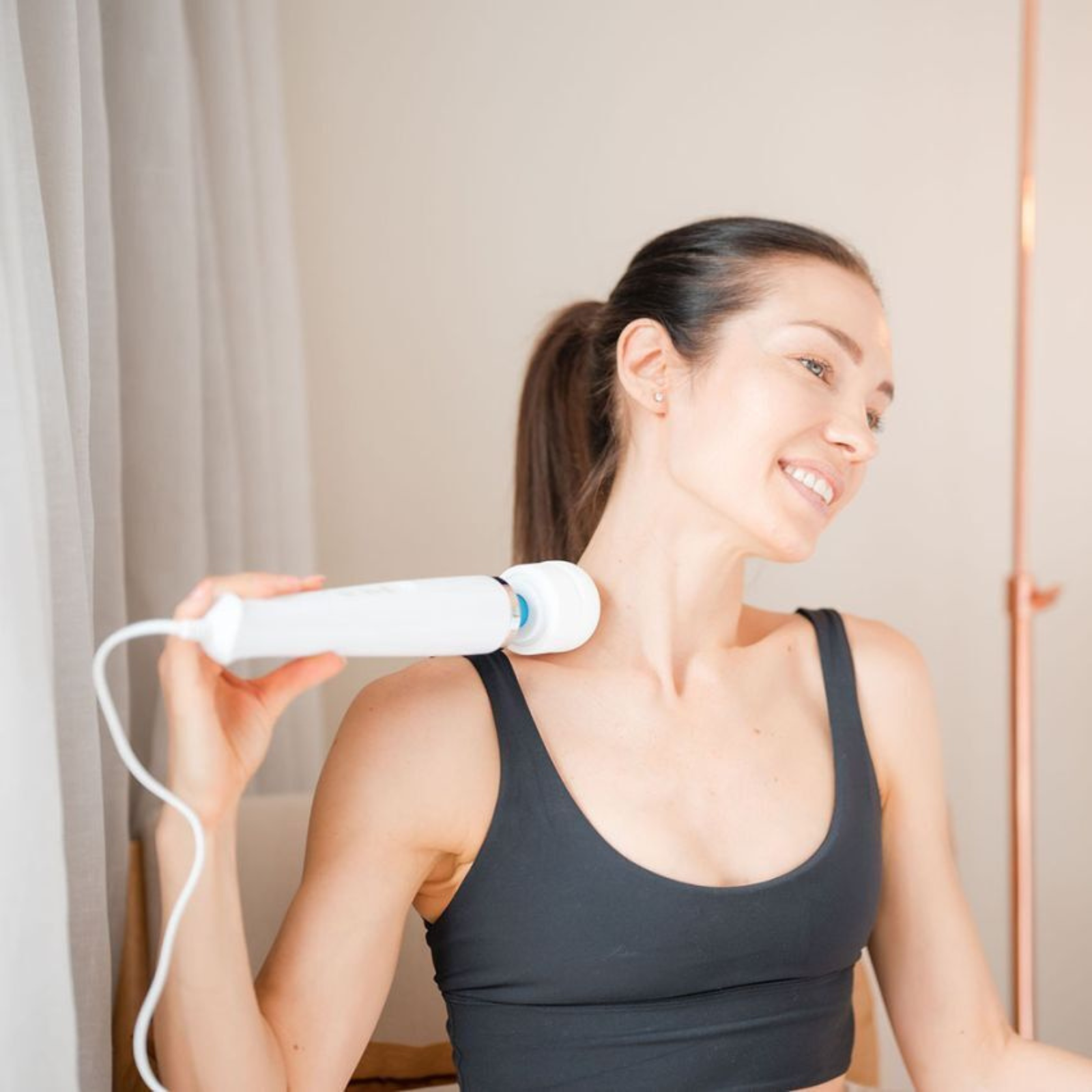 Corded Wand Body Personal Massager 30Mode Love Magic For Pain Relief White