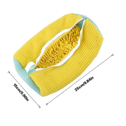 Reusable Shoe Protection for Washing Machine 2pcs Shoes Laundry Bag Yellow