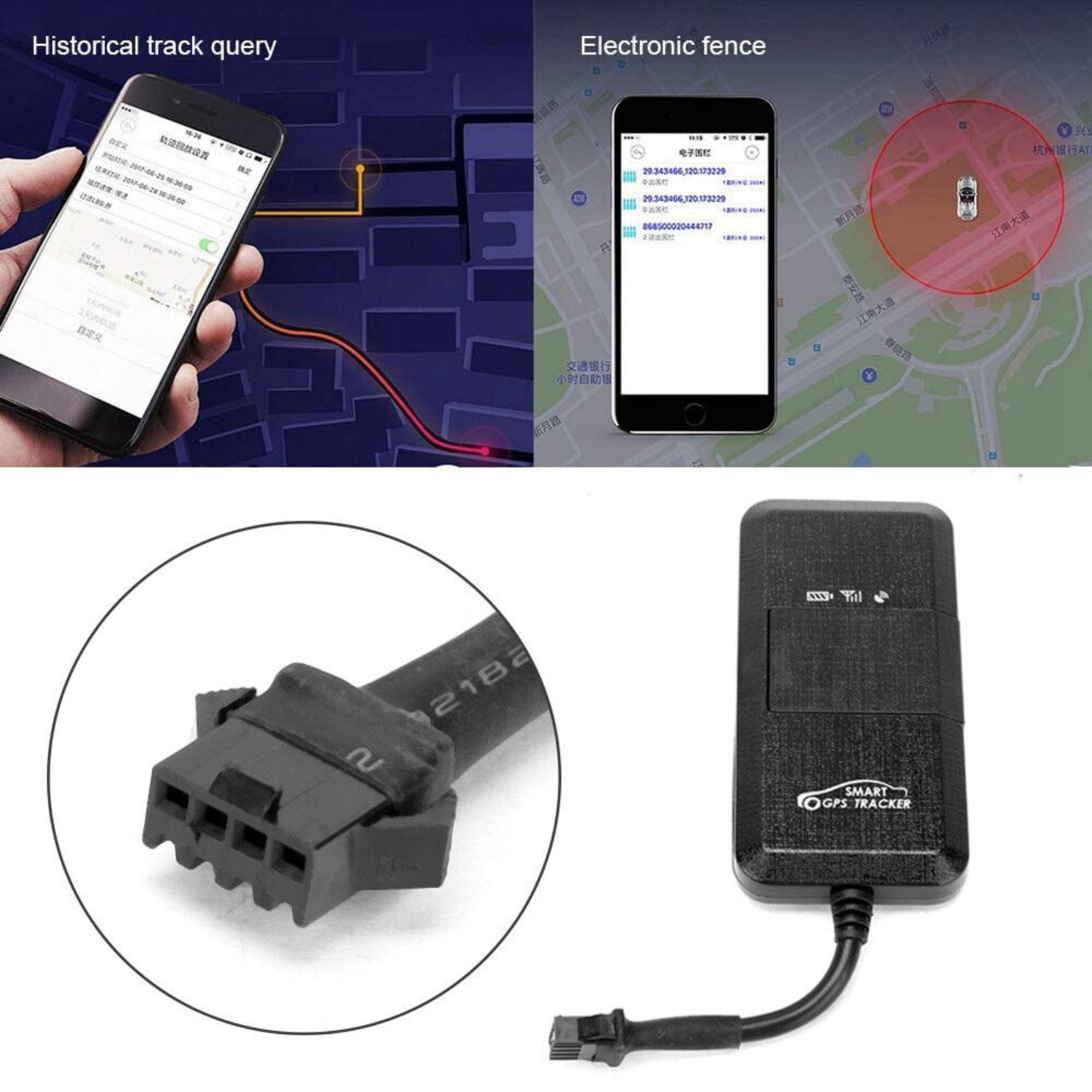 Anti Theft Tracking Device Alarm Tracker Real-time GPS Tracker 4G Car Vehicle
