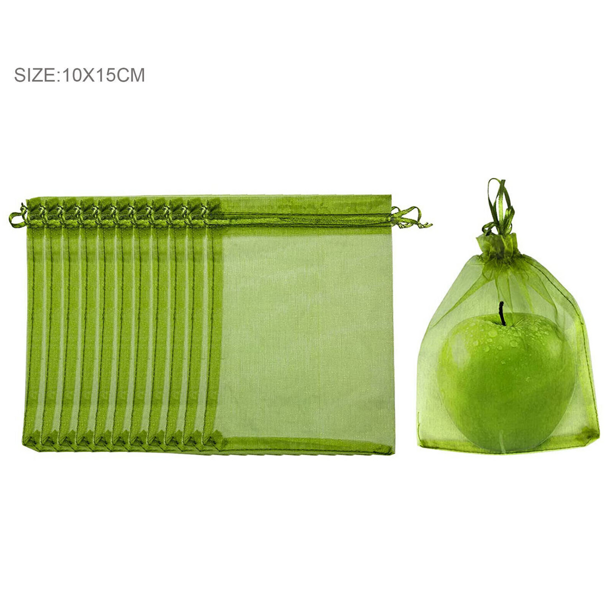 10x15cm Vegetable Protection Mesh Insect Proof Fruit Net Bags Agriculture Garden