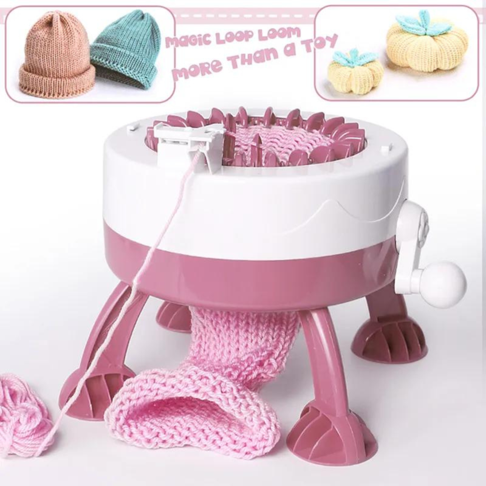 22 DIY Knitting Machine Genuine Sentro Smart Weaving Knit Rotating Kid Toy Scarf