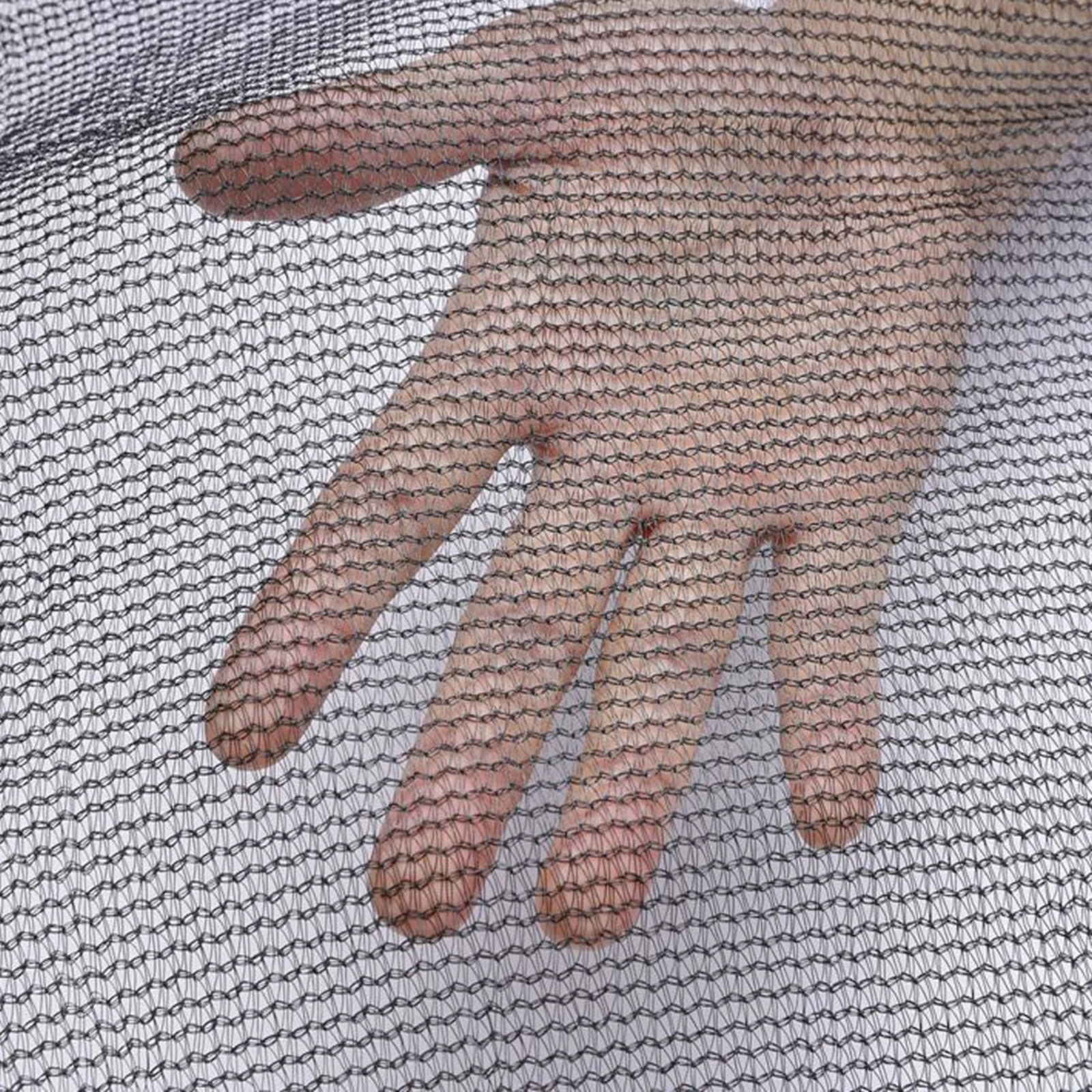8FT Round Trampoline Enclosure Net Safety Mesh for 6 Poles Secure Bounce Zone