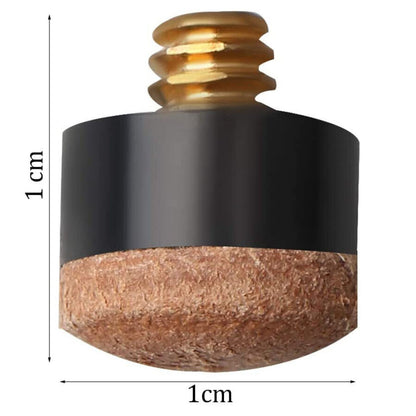 10x Pool Snooker Billiard Commercial Quality Soft Brown Cue Tips 10mm Screw Type