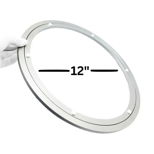 12" Rotating Lazy Susan Aluminium Round Swivel Plate Turntable Bearing