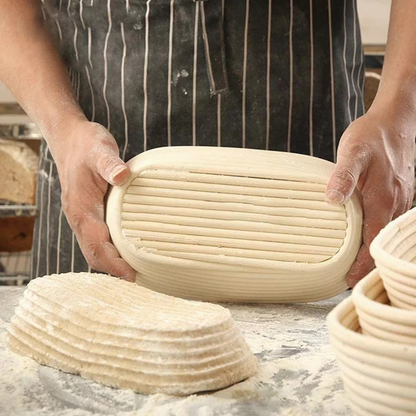 Round Rattan Bread Proofing Basket for Artisan Dough Baking Results