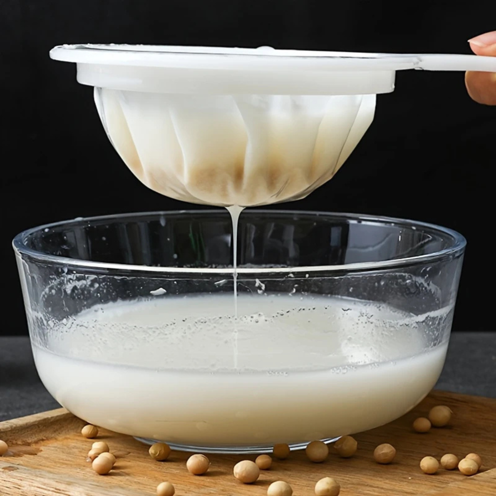 148mmx240mm Reusable Nylon Filter Bags Strainer 200 Mesh Soy Milk Wine Filter