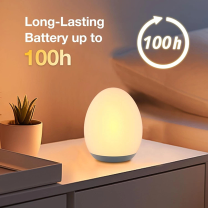 Touch Control Night Light with 8 Colour Dimming Ambient Table Lamp