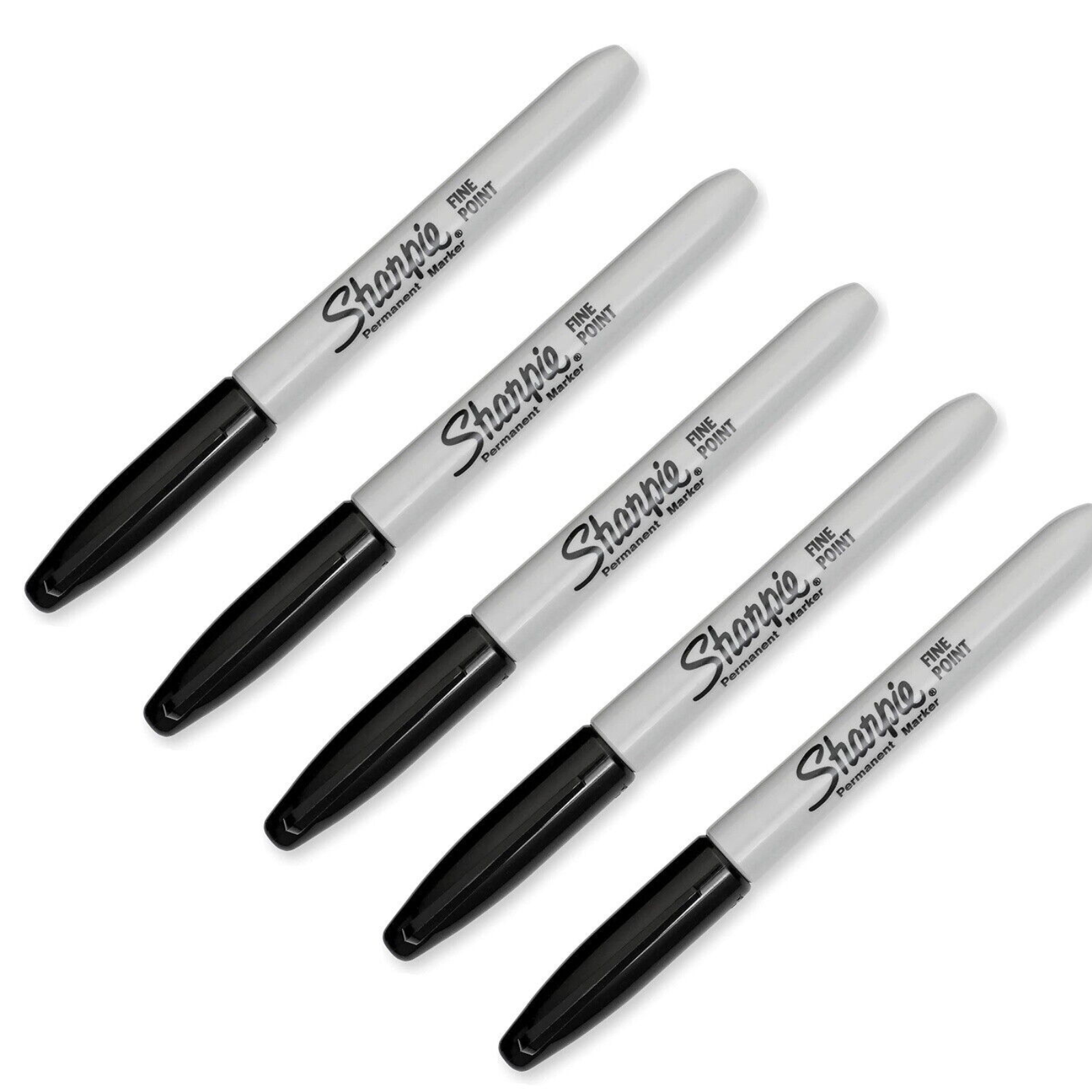 Black Permanent Sharpies Marker 24pcs  Pen Fine Point