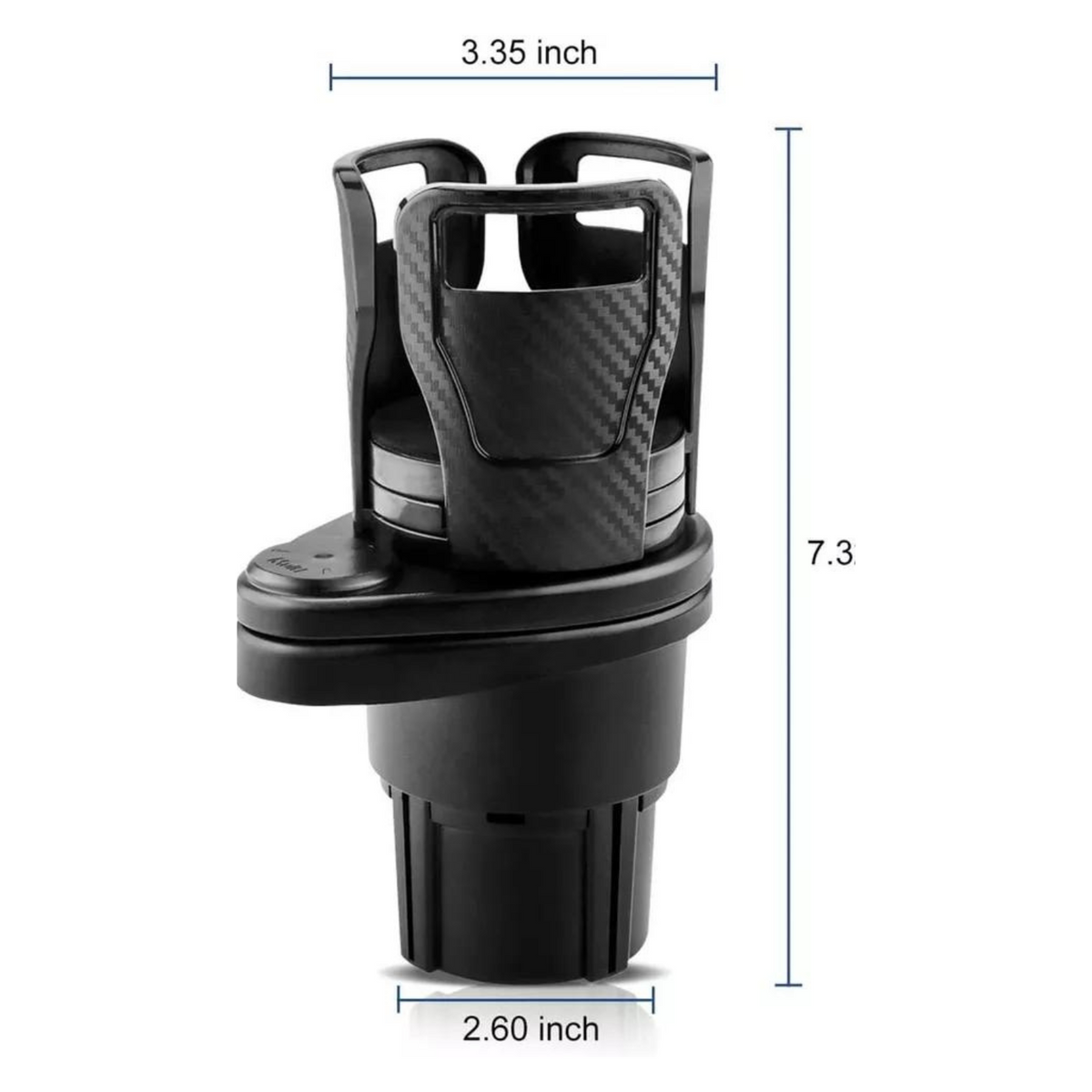 Drink Coffee Water Bottle Cleanse Storage Adjustable 2in1 Car Seat Cup Holder