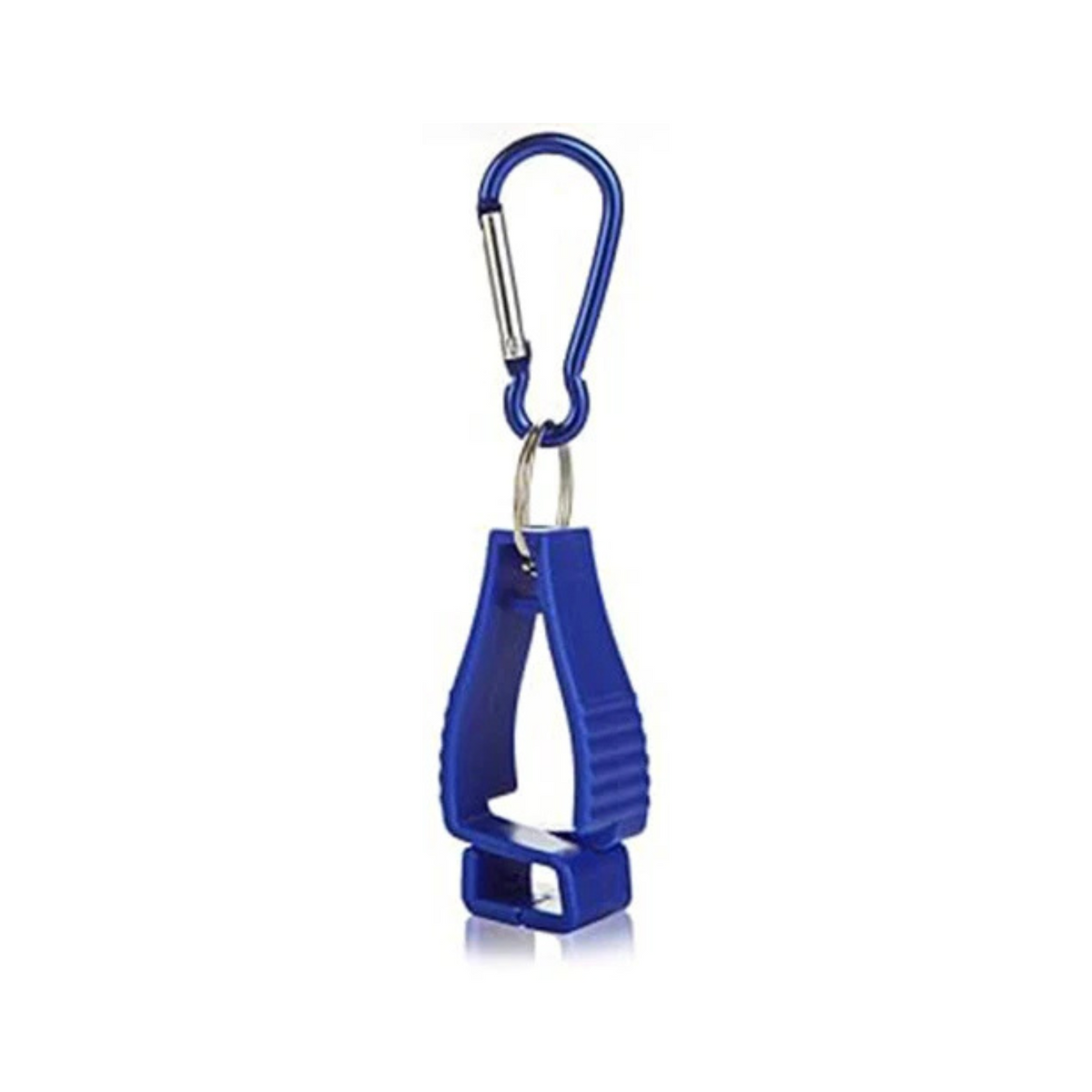 2x Interlock Carabiner Hook Holder Guard Safety Work Glove Clip Clamp Grabber