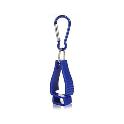2x Interlock Carabiner Hook Holder Guard Safety Work Glove Clip Clamp Grabber